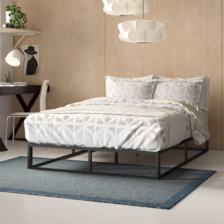 Wayfair queen platform bed with outlet storage